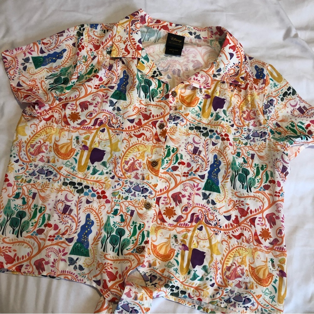 Disney Her Universe Tangled Button Up Shirt